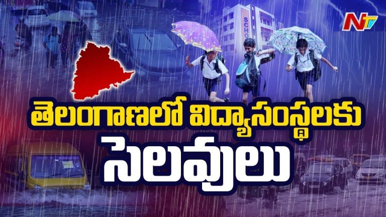 School Holiday: భారీ వర్షాల ఎఫెక్ట్‌.. రేపు తెలంగాణలో విద్యాసంస్థలకు సెలవు..