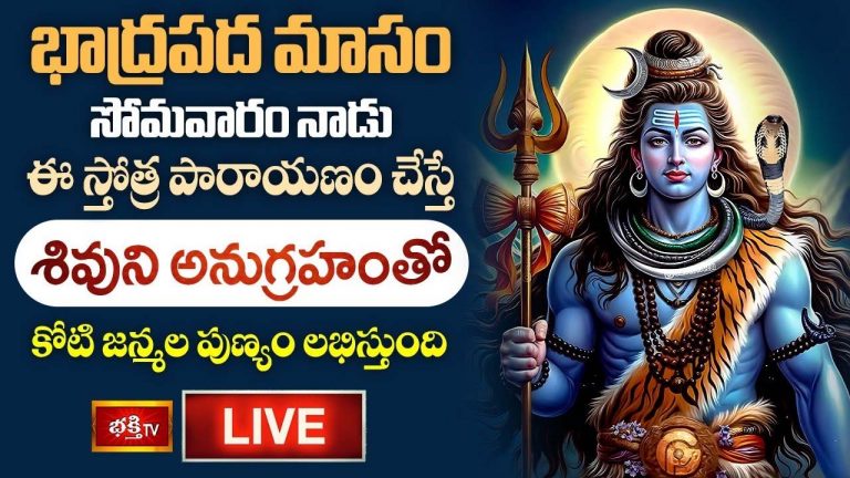 Shiva Parayanam: ఈ స్తోత్ర పారాయణం చేస్తే శివుని అనుగ్రహంతో కోటి జన్మల పుణ్యం లభిస్తుంది
