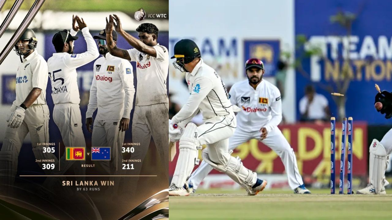 Sri Lanka vs New Zealand: రసవత్తర పోరులో విజయాన్ని అందుకున్న శ్రీలంక.. రెచ్చిపోయిన ప్రభాత్ జయసూరియ!