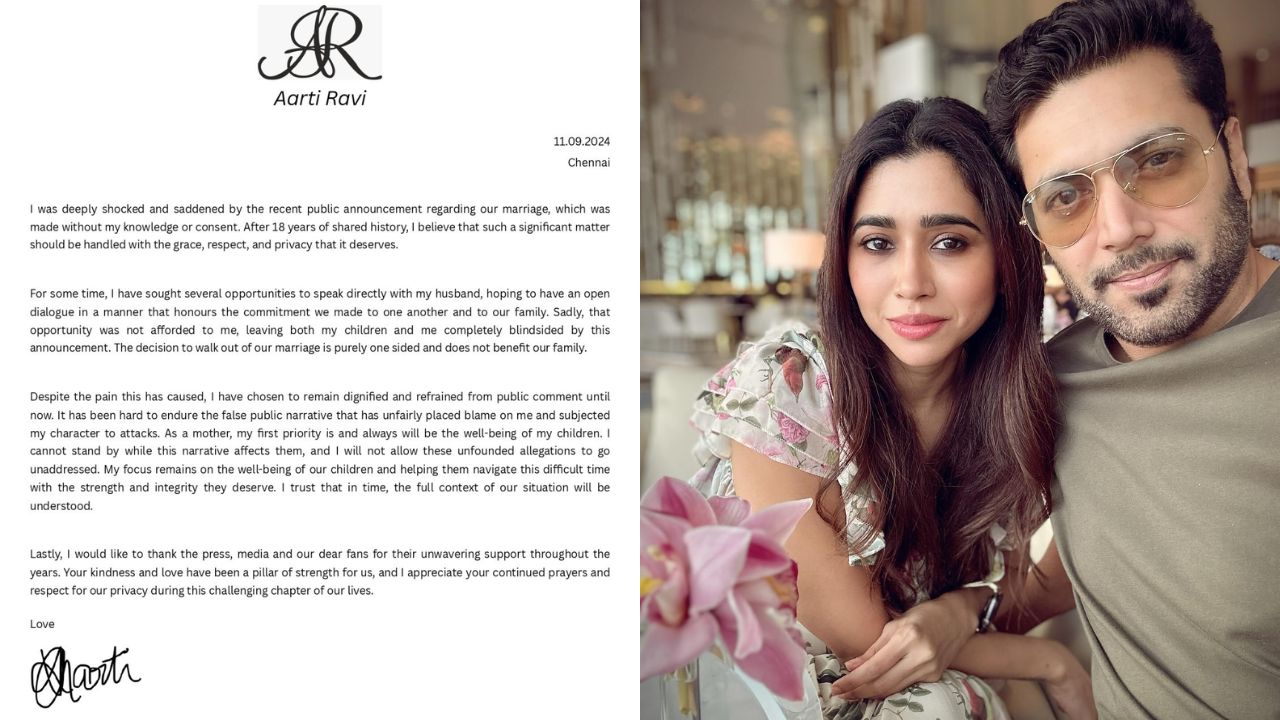 AartiRavi : విడాకులపై షాకింగ్ కామెంట్స్ చేసిన జయం రవి భార్య ‘ఆర్తిరవి’