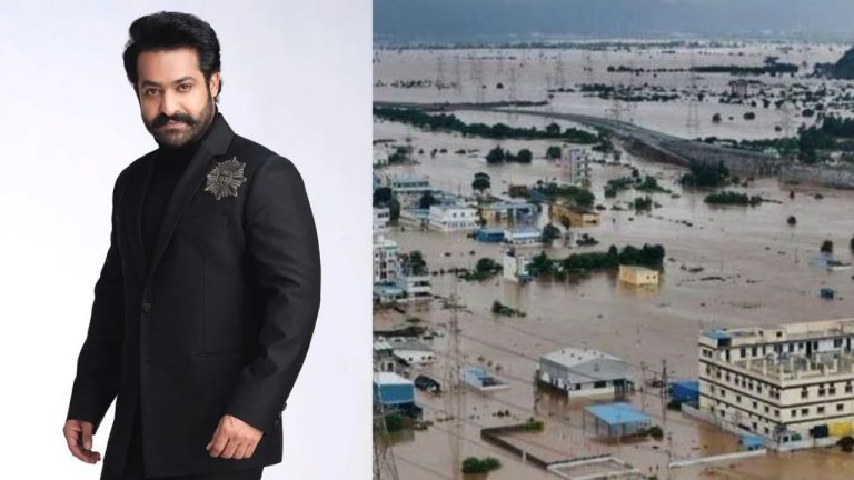 Jr. NTR : తెలుగు రాష్ట్రాల్లో వరద బీభత్సం.. ఎన్టీఆర్ కోటి విరాళం..