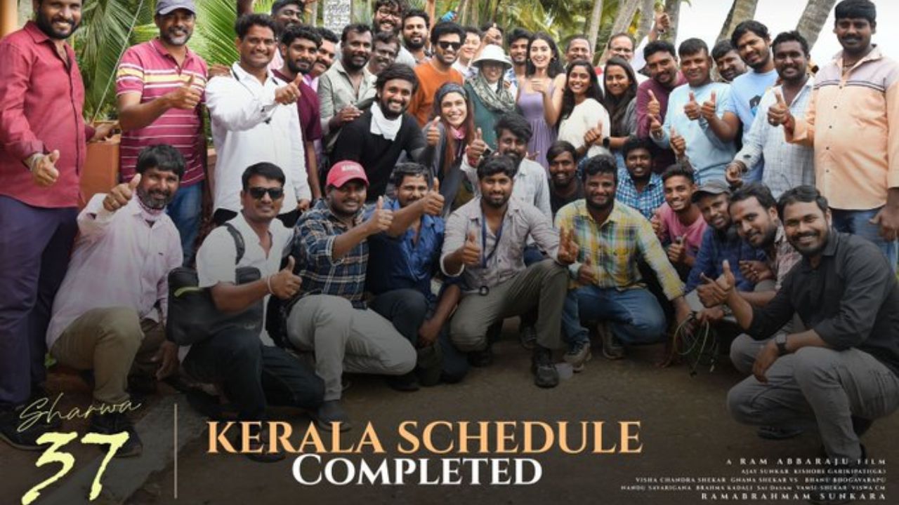 Sharwa37 : కేరళలో  సైలెంట్ గా పని కానిచ్చేసిన యంగ్ హీరో శర్వానంద్..