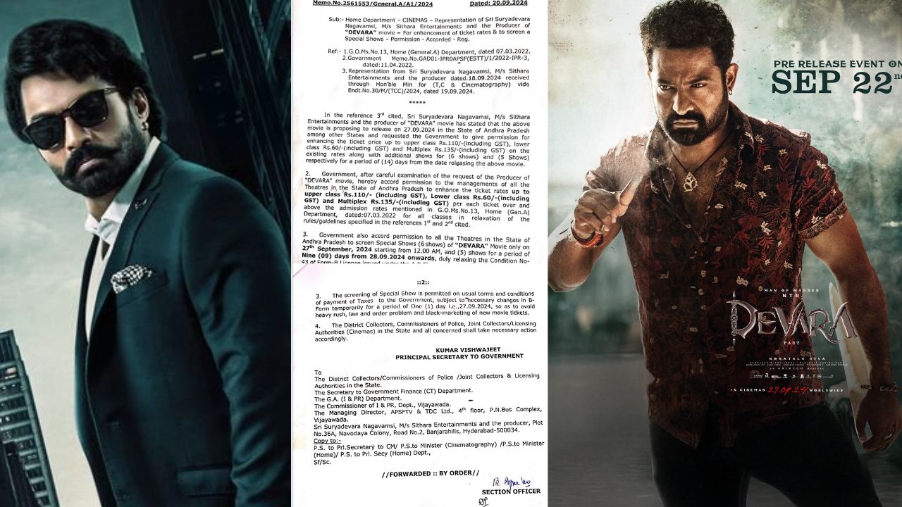 Devara : ఏపీ ప్రభుత్వానికి ‘నందమూరి బ్రదర్స్’ కృతఙ్ఞతలు.. ట్వీట్స్ వైరల్