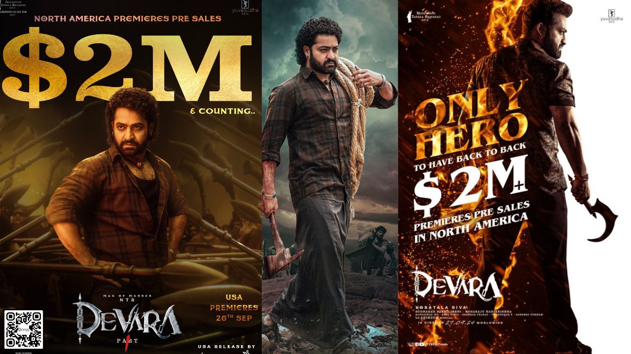 Devara : నార్త్  అమెరికాలో ‘దేవర’ సునామి.. ఎన్ని మిలియన్స్ అంటే..?