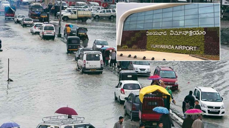 Gannavaram Airport: వర్షాలు, వరదల ఎఫెక్ట్‌.. గవన్నవరం ఎయిర్‌పోర్ట్‌లో ప్రయాణికుల రద్దీ..