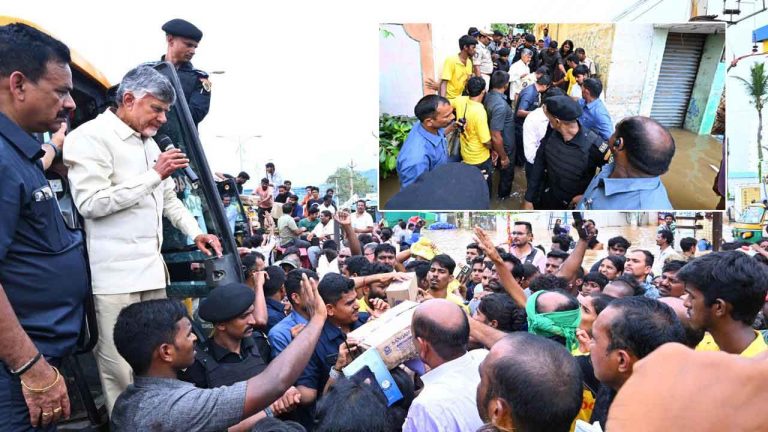 CM Chandrababu: సీఎం క్షేత్రస్థాయి పర్యటన.. పరుగులు పెట్టిన భద్రతా సిబ్బంది, అధికారులు..