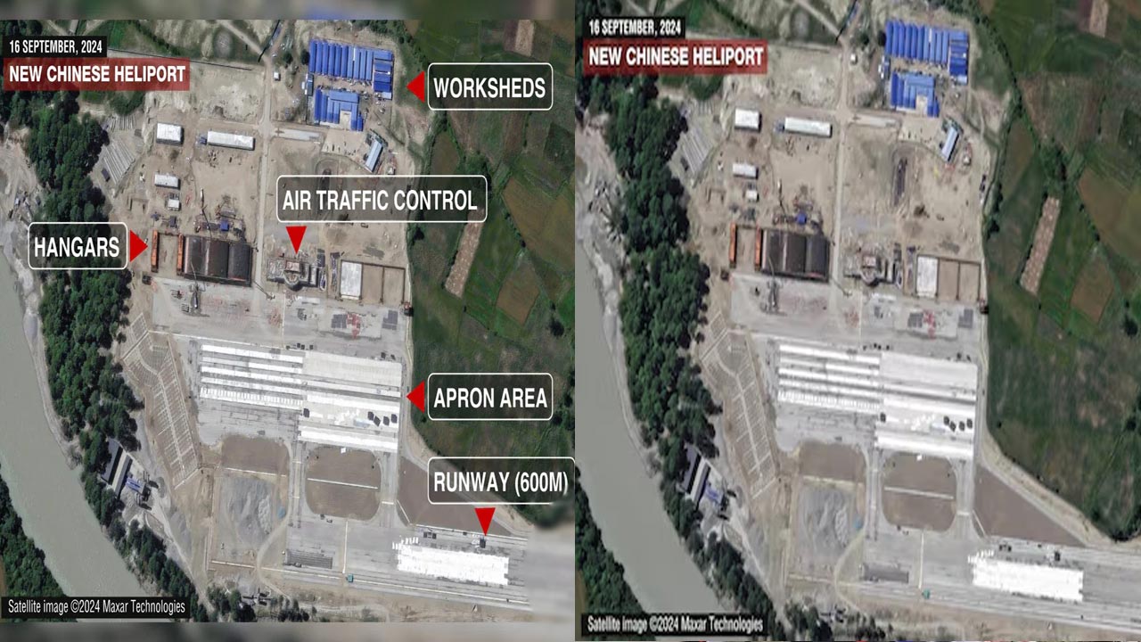 New Chinese Heliport: అరుణాచల్ ప్రదేశ్‌ సమీపంలో కొత్త హెలిపోర్ట్ నిర్మిస్తున్న చైనా..