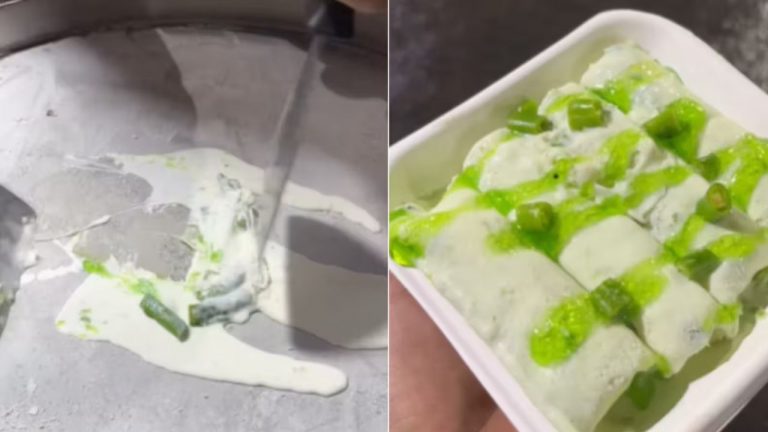 Ice Cream: అరె ఏంట్రా ఇది.. పచ్చిమిర్చితో ఐస్ క్రీం ఏంటయ్యా?
