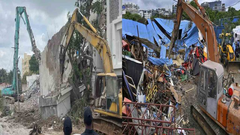 HYDRA: ఫిల్మ్ నగర్‌లో అక్రమ నిర్మాణాల తొలగింపు..