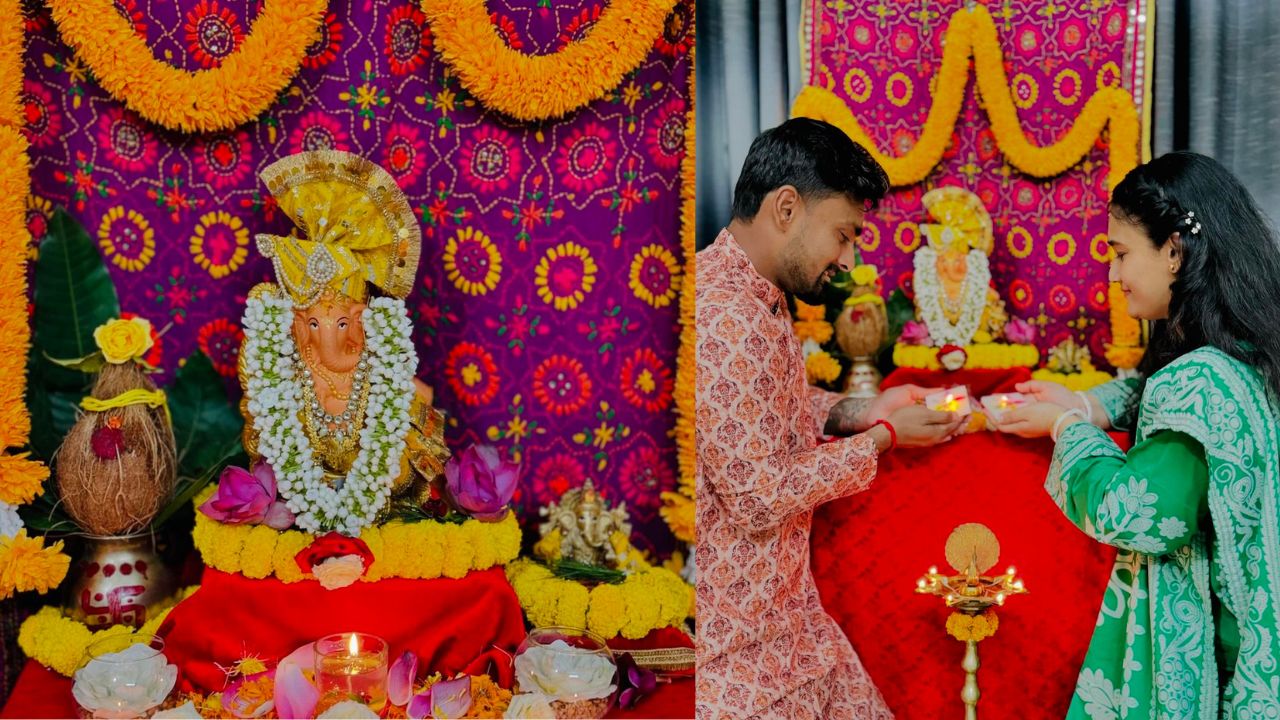 Litton Das: వినాయక చవితిని ఘనంగా చేసుకున్న బంగ్లా క్రికెటర్.. ఫోటోలు వైరల్..