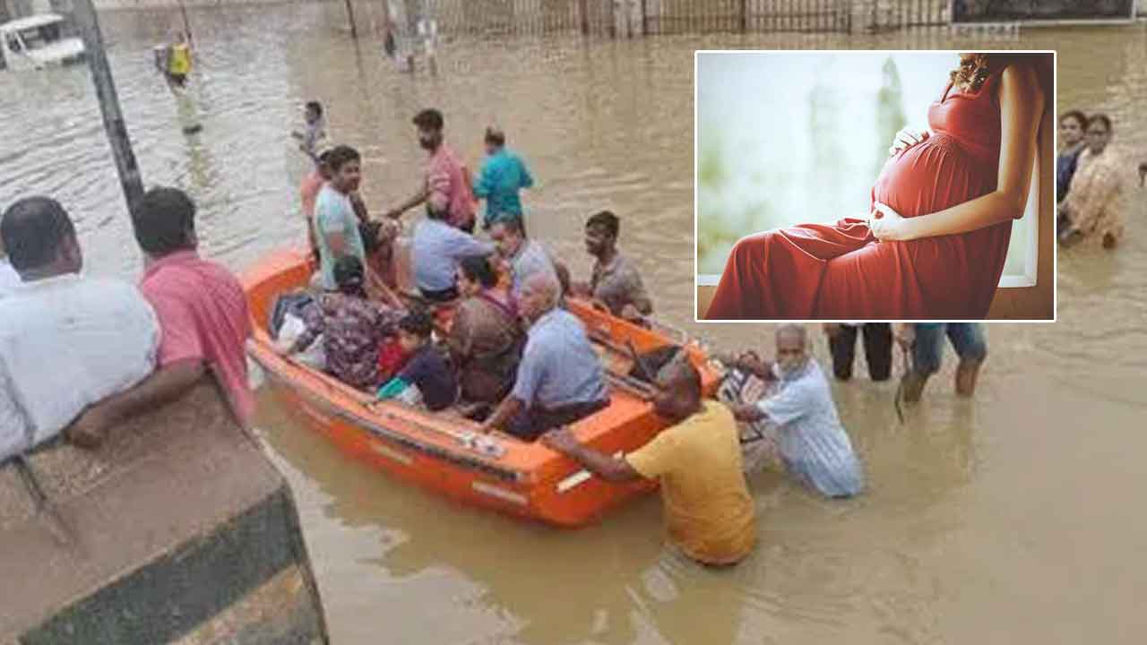 Vijayawada Floods: సుర‌క్షిత ప్రాంతాల‌కు 154 మంది గ‌ర్భిణులు.. అత్యవ‌స‌ర కిట్లు పంపిణీ..