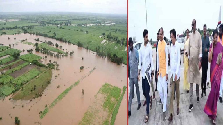 Shivraj Singh Chauhan: ఏపీలో ముంపుకు గురైన పంట పొలాలను పరిశీలించిన కేంద్ర మంత్రి..