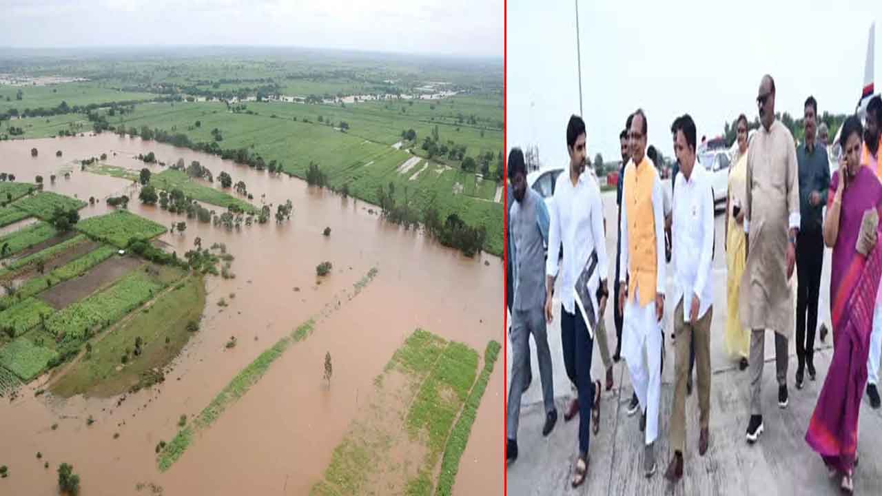 Shivraj Singh Chauhan: ఏపీలో ముంపుకు గురైన పంట పొలాలను పరిశీలించిన కేంద్ర మంత్రి..