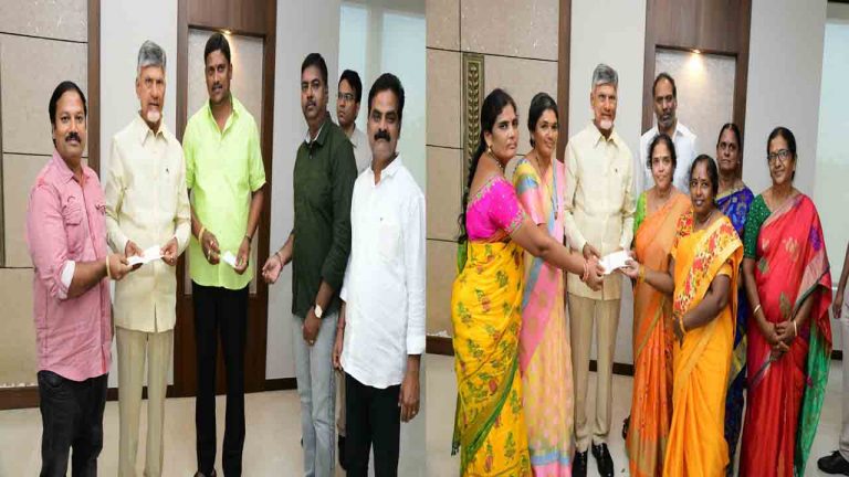 CM Relief Fund: వరద బాధితులకు అండగా.. దాతల విరాళాలు