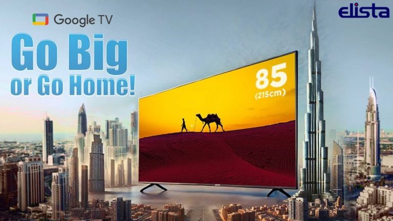 Elista Google TV: ఇంట్లోనే సినిమా హాల్.. మార్కెట్లోకి 85 అంగుళాల గూగుల్ టీవీ