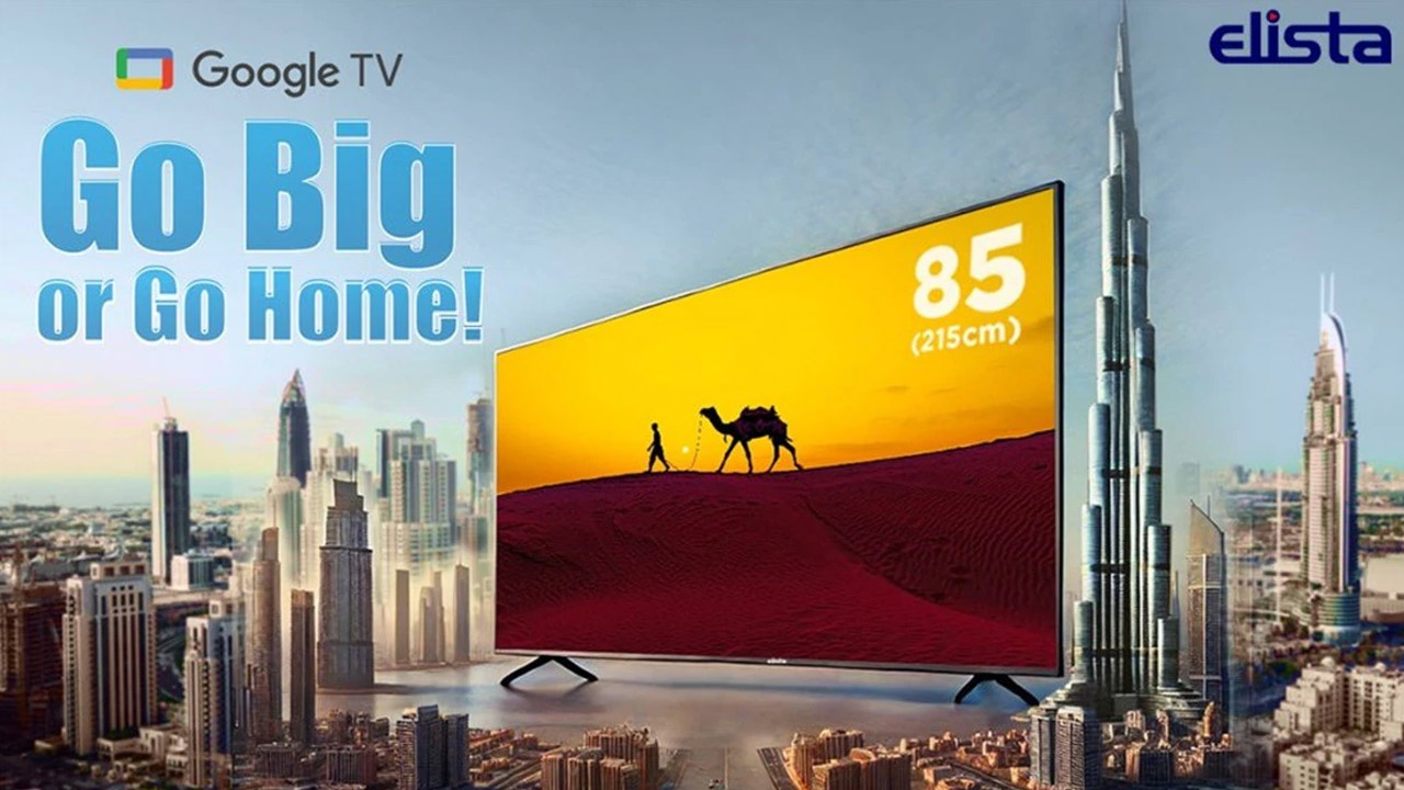 Elista Google TV: ఇంట్లోనే సినిమా హాల్.. మార్కెట్లోకి 85 అంగుళాల గూగుల్ టీవీ