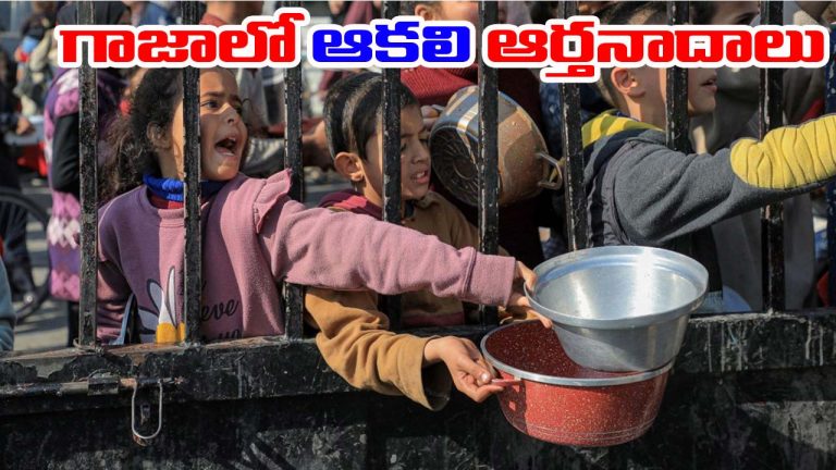 Gaza: గాజాలో తీవ్ర దుర్భిక్షం.. ఆహారం కోసం ప్రజలు అవస్థలు