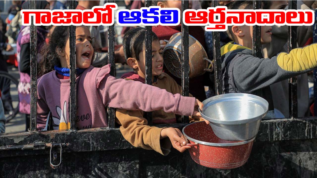 Gaza: గాజాలో తీవ్ర దుర్భిక్షం.. ఆహారం కోసం ప్రజలు అవస్థలు