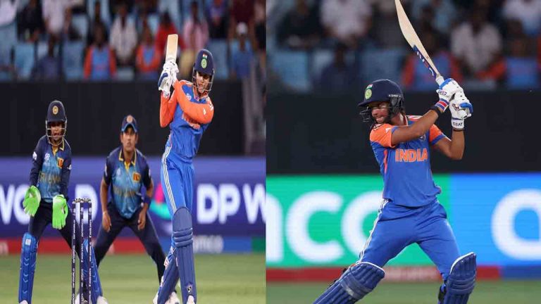 Women’s T20 World Cup: హాఫ్ సెంచరీలు చేసిన స్మృతి, హర్మన్ ప్రీత్.. భారత్ భారీ స్కోర్