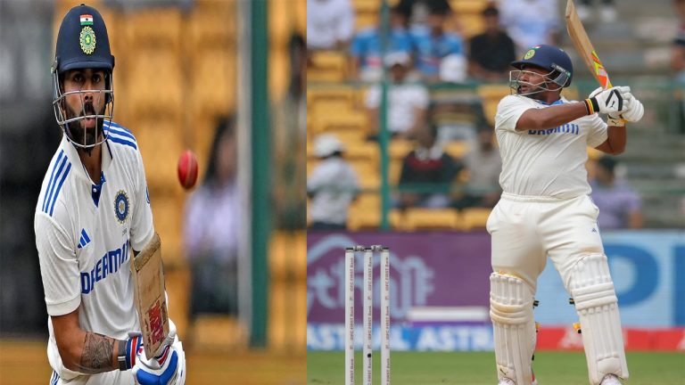 IND vs NZ: మూడో రోజు ముగిసిన ఆట.. రాణించిన కోహ్లీ, సర్ఫరాజ్