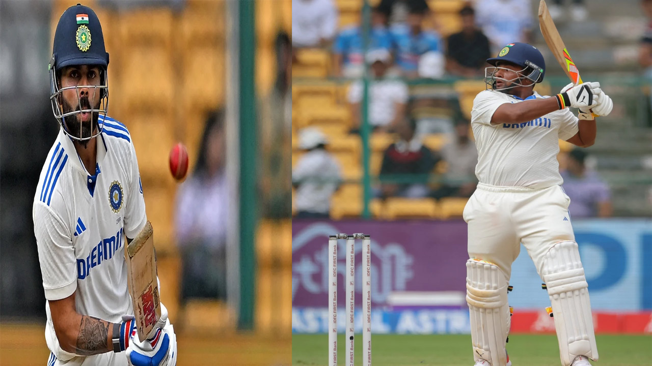 IND vs NZ: మూడో రోజు ముగిసిన ఆట.. రాణించిన కోహ్లీ, సర్ఫరాజ్