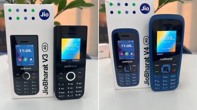 Jio Bharat: జియోభారత్‌ V3, V4 4G ఫీచర్‌ ఫోన్లు రిలీజ్.. ధర ఎంతో తెలుసా..?