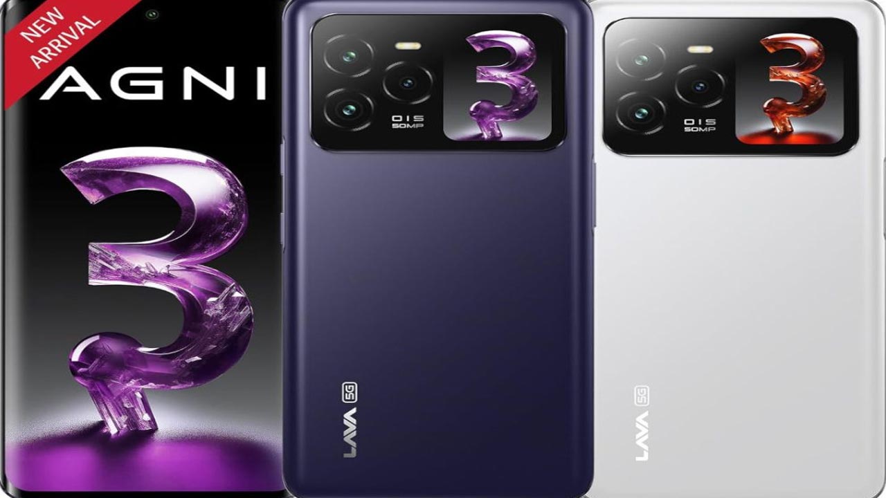Lava Agni3 5G: డ్యూయల్ డిస్‌ప్లేతో లావా అగ్ని3 5G.. ధర తక్కువే..!