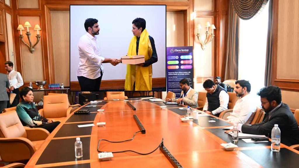 Lokesh Meets Indra Nooyi