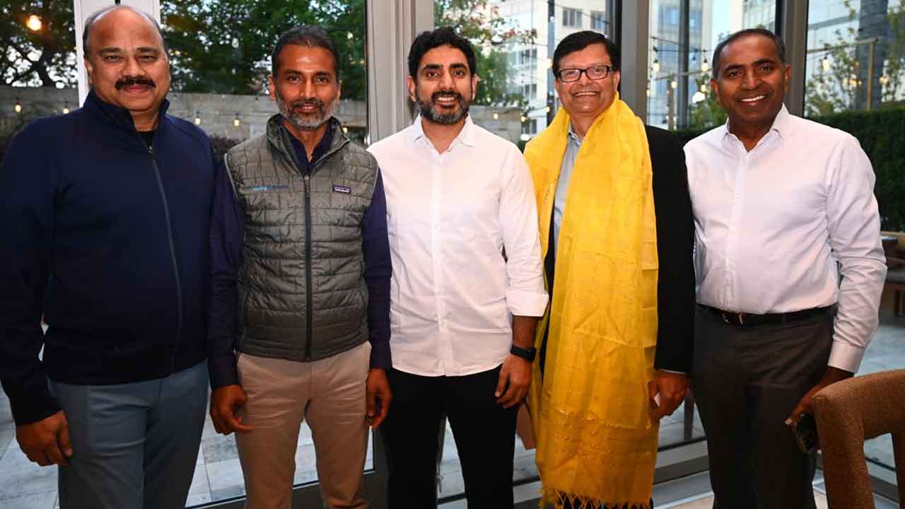Minister Lokesh met Sales Force President: సేల్స్ ఫోర్స్ ప్రెసిడెంట్‌లో లోకేష్‌ భేటీ..