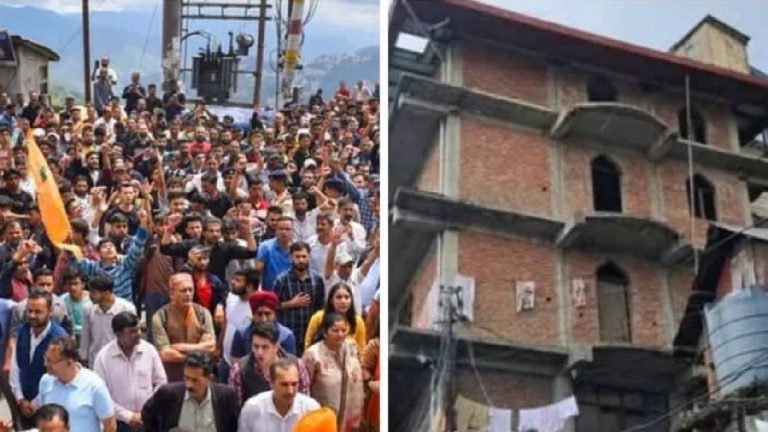 Shimla mosque Row: సంజౌలి మసీదు మూడు అంతస్తులు కూల్చేయాలని కోర్టు ఆదేశం..