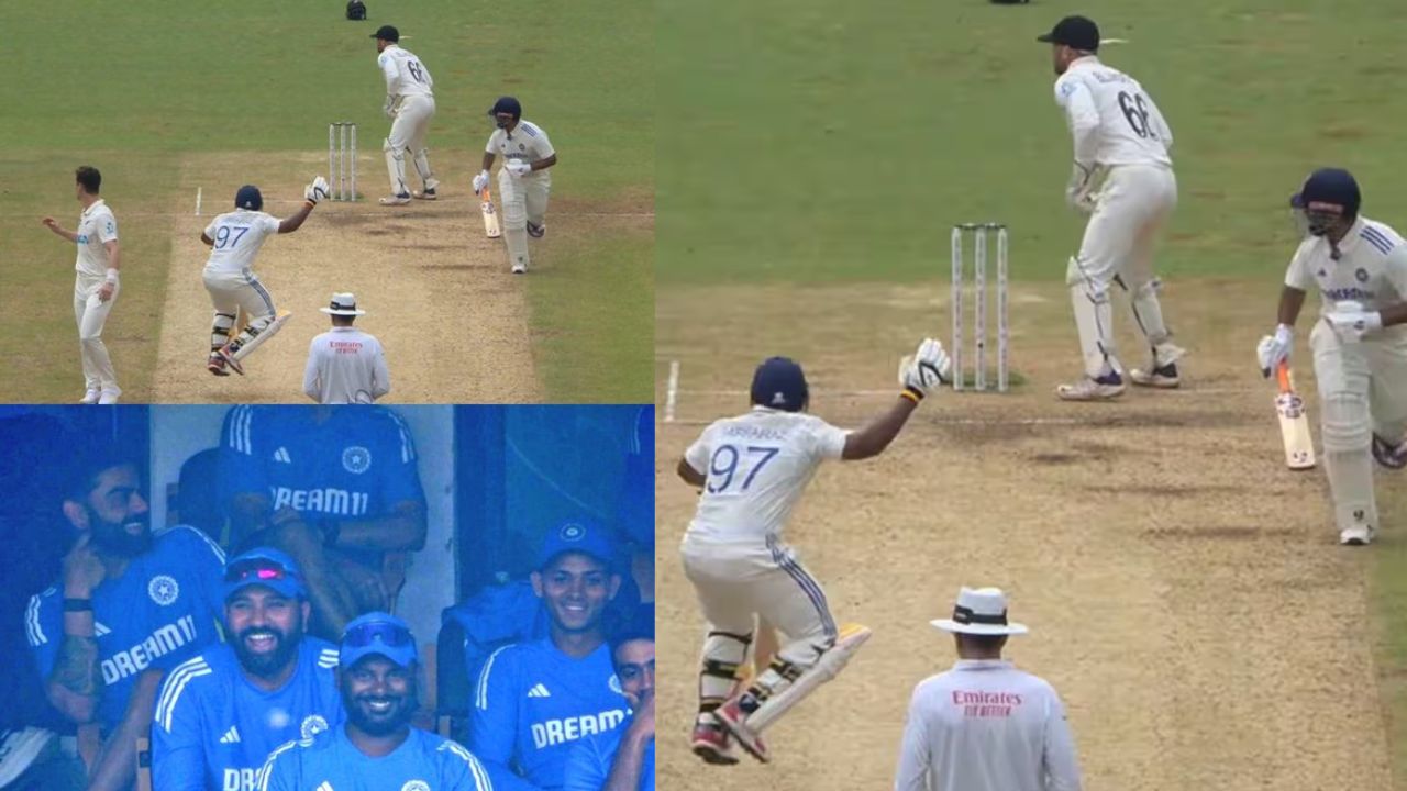 Sarfaraz-Pant: భాయ్ వెనక్కి వెళ్లిపో.. చిన్నపిల్లాడిలా గంతులేసిన సర్ఫరాజ్‌! నవ్వుకుండా ఉండలేరు