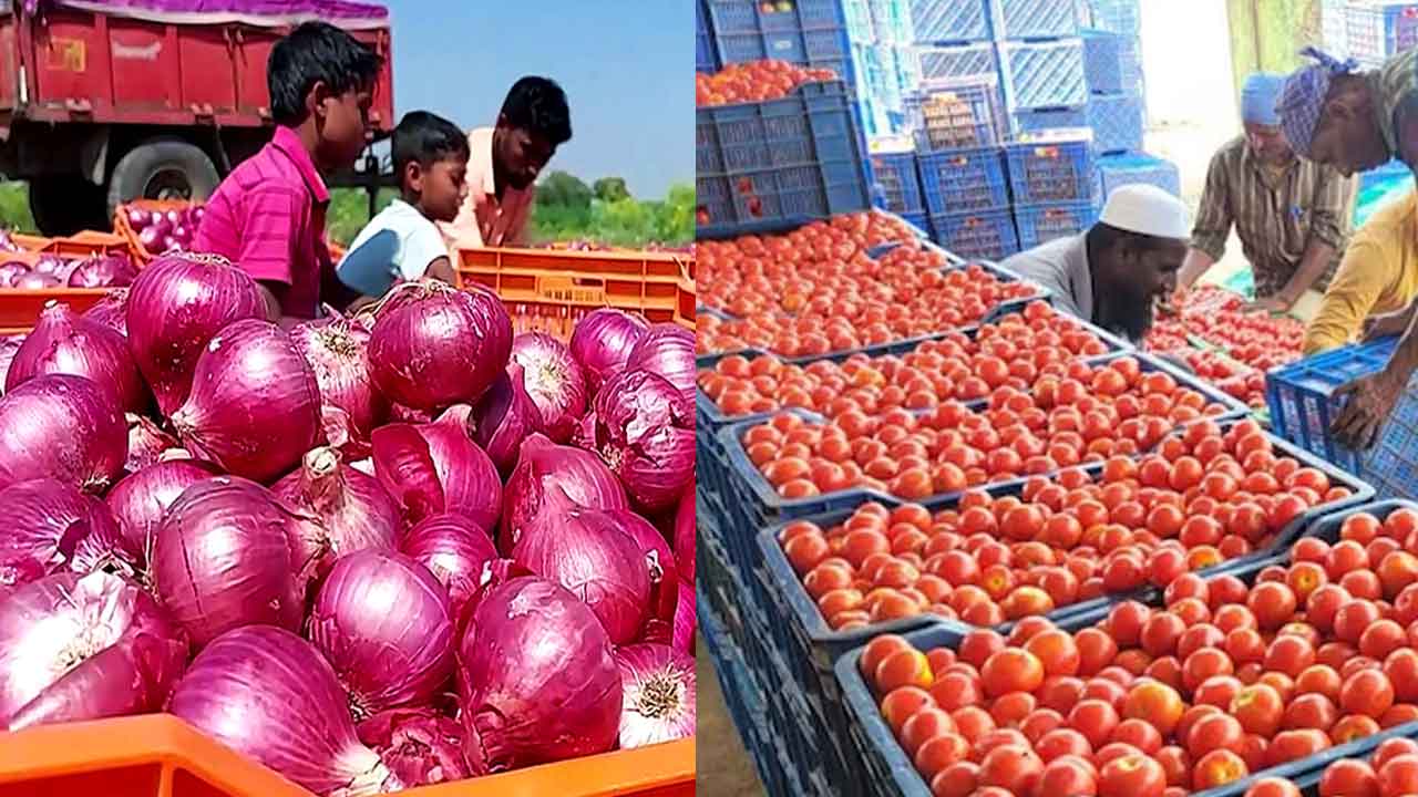 Tomato and Onion Prices: కిచెన్‌కు రానంటున్న టమోటా..! కోయకుండానే కన్నీరుపెట్టిస్తున్న ఉల్లిగడ్డ..