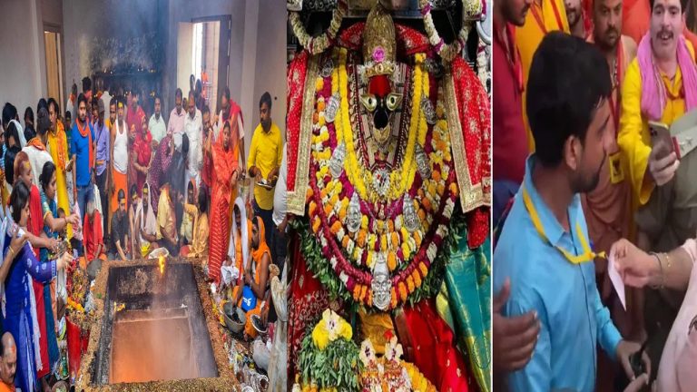 Uttar Pradesh: ఆలయంలోకి చెప్పులతో వెళ్లిన అధికారిపై తీవ్ర విమర్శలు.. ఆ తర్వాత సస్పెండ్..!