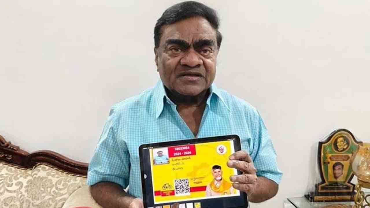 Babu Mohan: టీడీపీ సభ్యత్వం తీసుకున్న బాబు మోహన్