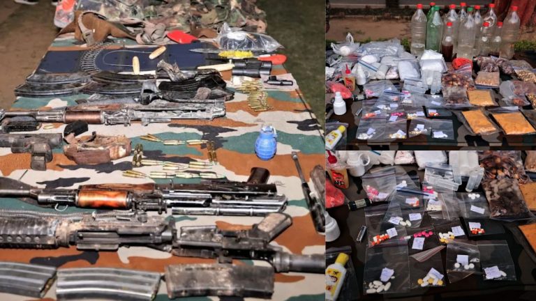 Jammu Kashmir: భారీ ఎత్తున ఆయుధాలు, మందుగుండు సామగ్రిని స్వాధీనం చేసుకున్న భారత సైన్యం