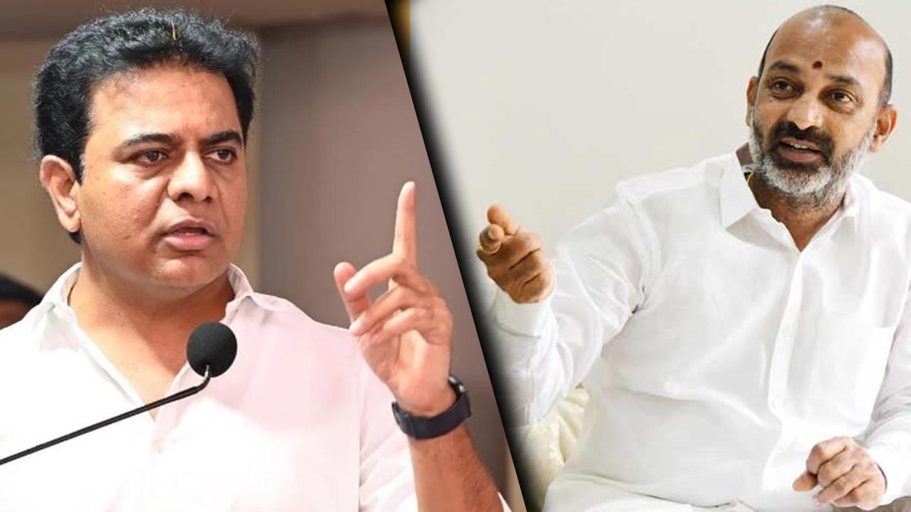 KTR Legal Notice: వారం రోజుల్లో క్షమాపణలు చెప్పాలి.. బండి సంజయ్ కి కేటీఆర్ లీగల్ నోటీసు..