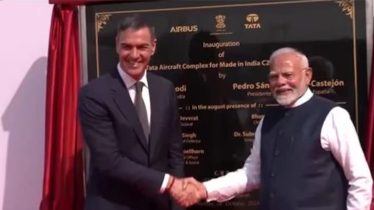 PM Modi Vadodara Visit: టాటా ఎయిర్‌క్రాఫ్ట్ ప్లాంట్‌ను సంయుక్తంగా ప్రారంభించిన పెడ్రో శాంచెజ్, ప్రధాని మోడీ