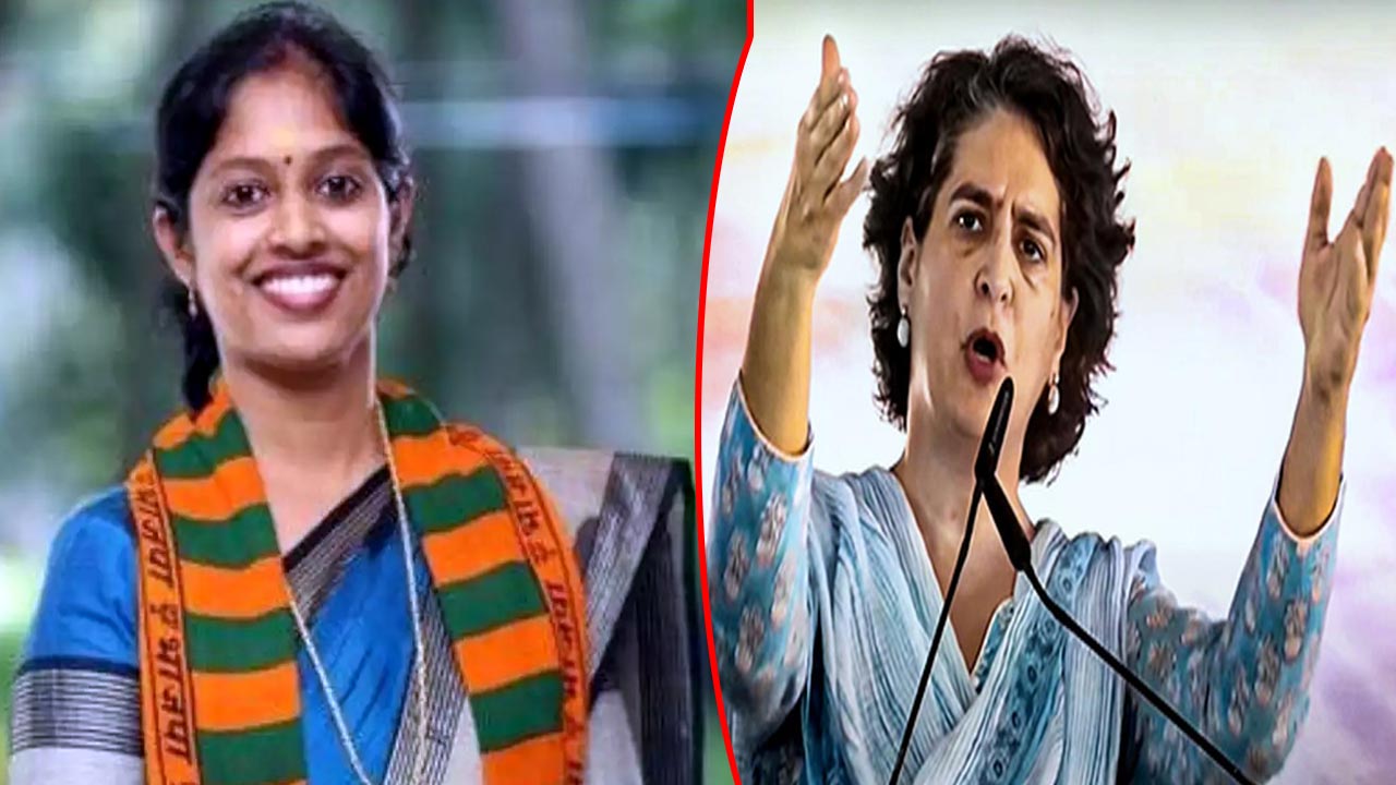 Navya Haridas: వయనాడ్⁭లో టూరిస్ట్ ప్రదేశాలు చూపిస్తామని ప్రియాంక సభకు ప్రజలను తీసుకెళ్లారు..