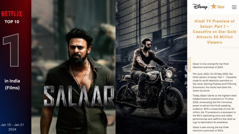 Salaar : 2024 బుల్లితెరపై రికార్డులు బద్దలు కొట్టిన ‘సలార్’