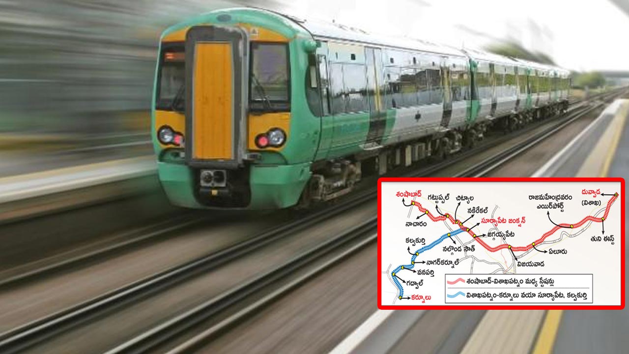 Shamshabad-Vizag Train: ప్రయాణికులకు శుభవార్త.. 4 గంటల్లోనే శంషాబాద్ టూ వైజాగ్