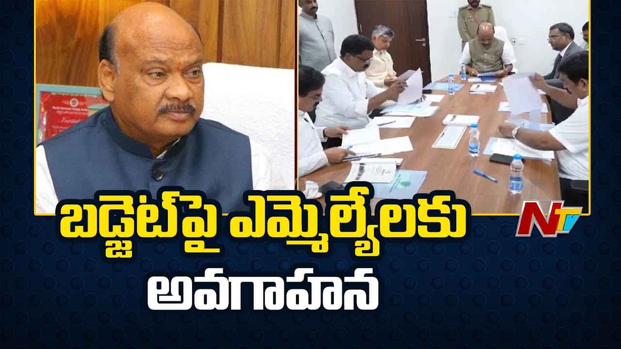 AP Budget: బడ్జెట్‌పై ఎమ్మెల్యేలకు అవగాహన.. ప్రారంభించనున్న స్పీకర్