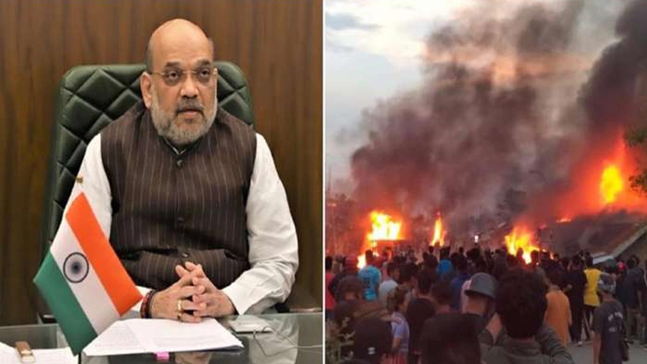 Amit Shah: మణిపూర్⁬పై అమిత్ షా వరుసగా రెండో రోజు సమావేశం..