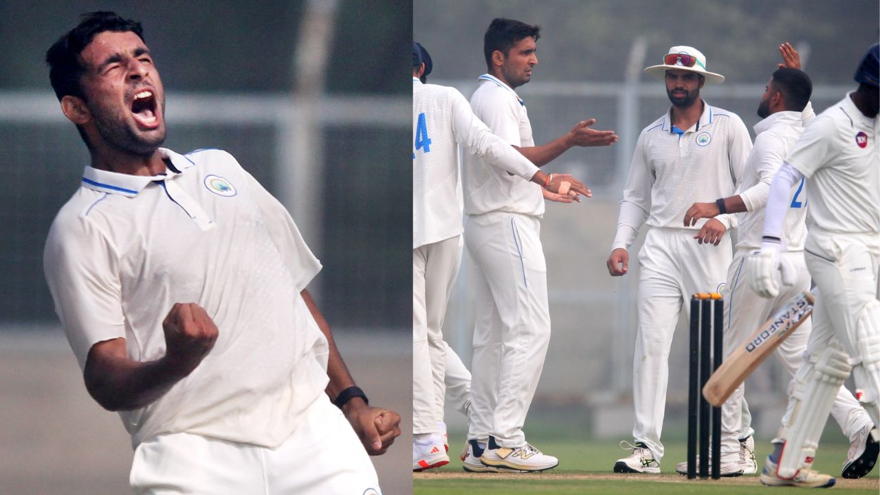 Anshul Kamboj: ఒకే ఇన్నింగ్స్‌లో 10 వికెట్లు తీసి రంజీ ట్రోఫీలో చరిత్ర సృష్టించిన అన్షుల్ కాంబోజ్