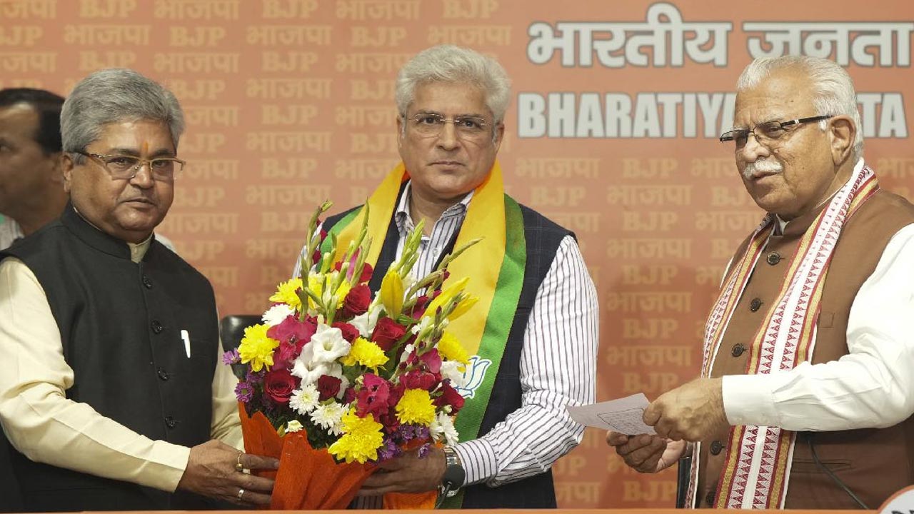 Kailash Gahlot: బీజేపీ తీర్థం పుచ్చుకున్న మాజీ మంత్రి కైలాష్ గహ్లోట్