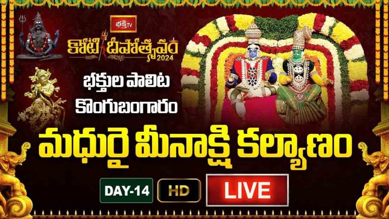 Koti Deepotsavam 2024 Day 14 LIVE: మధురై మీనాక్షి కల్యాణోత్సవం.. కనకదుర్గమ్మకు కోటి గాజుల అర్చన