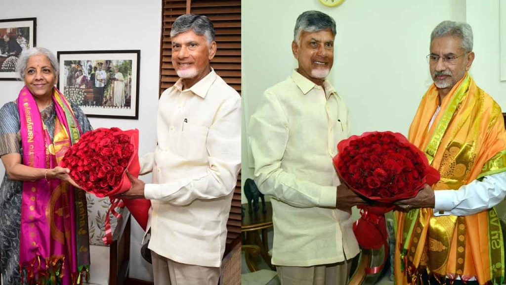 Cm Chandrababu In Delhi