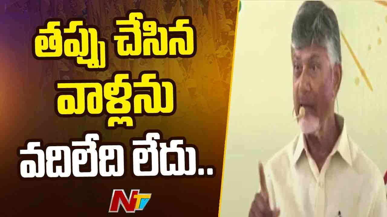 CM Chandrababu: తప్పు చేసిన వారిని వదిలిపెట్టేది లేదు.. సీఎం కీలక వ్యాఖ్యలు