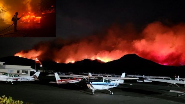 California wildfire: భారీగా కార్చిచ్చు.. భారీగా ఇళ్లను వదిలివెళ్తున్న ప్రజలు