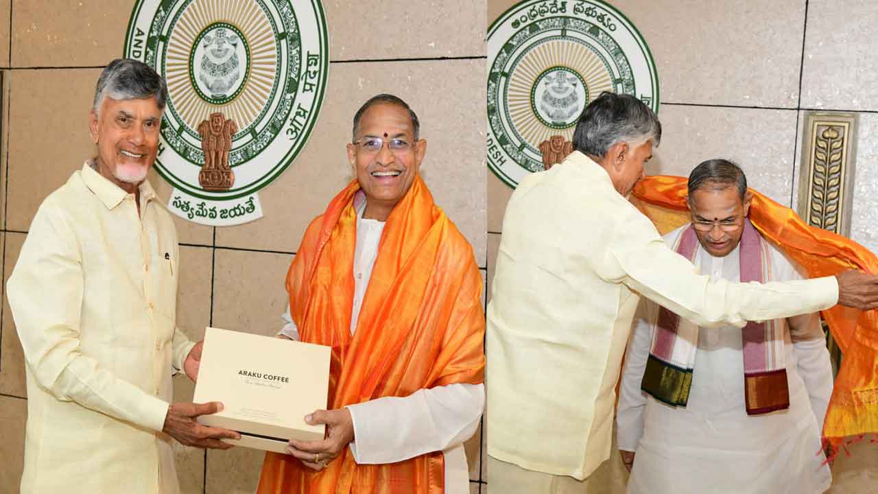 Chaganti Koteswara Rao Meets CM Chandrababu: చంద్రబాబు కీలక సూచనలు.. శక్తి మేరకు కృషి చేస్తానన్న చాగంటి..