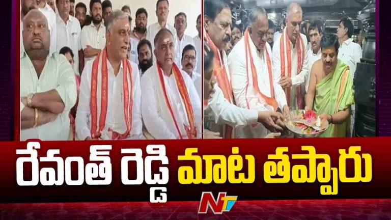 Harish Rao: రుణమాఫీ చేస్తానని దేవుళ్ల మీద ఒట్టేసి మాట తప్పారు..